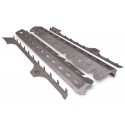Kit de tubes de protection latéraux Brawler Rocker aluminium 4 portes - Wrangler JK 07 - 15