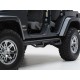 Kit de tubes de protection latéraux Nerf Steps noir 4 portes - Wrangler JK Unlimited 07 - 16