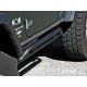 Kit de tubes de protection latéraux 2 portes noir renforcé - Wrangler JK 07 - 12