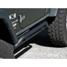 Kit de tubes de protection latéraux 2 portes noir renforcé - Wrangler JK 07 - 12