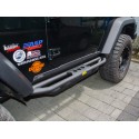 Kit de tubes de protection latéraux SRC noir 2 portes - Wrangler JK 07 -