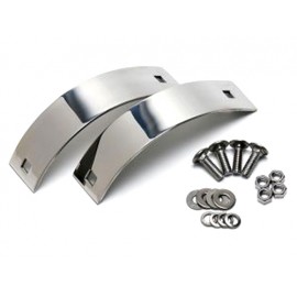 Protections de bas de caisse acier inox coins arrière - Wrangler TJ 96 - 06